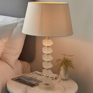 awka-ivory-linen-shade-table-lamp-frosted-glass-base