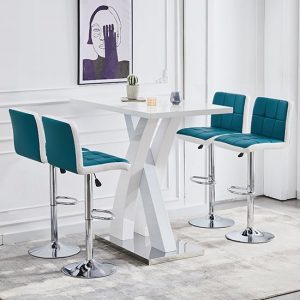 axara-white-gloss-bar-table-4-copez-teal-white-stools