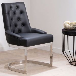 azaltro-upholstered-faux-leather-dining-chair-black