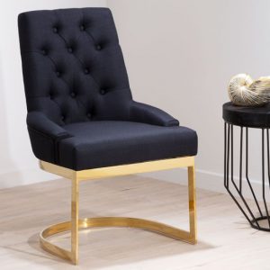 azaltro-upholstered-linen-fabric-dining-chair-black