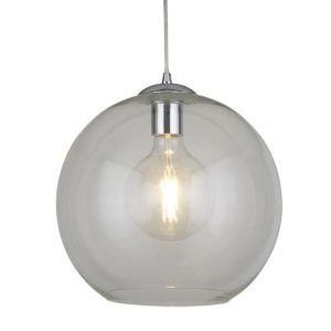 balls-medium-clear-glass-ceiling-pendant-light-chrome
