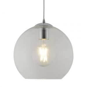 balls-small-clear-glass-ceiling-pendant-light-chrome