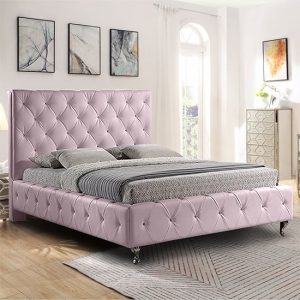 barberton-plush-velvet-double-bed-pink