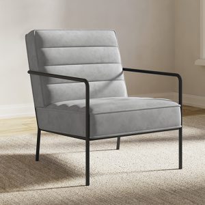 barth-plush-velvet-accent-chair-grey-black-frame