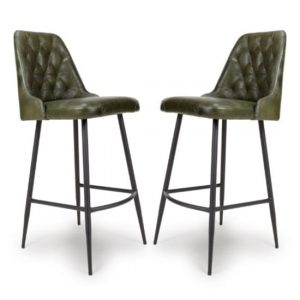 basel-green-genuine-leather-bar-chairs-pair