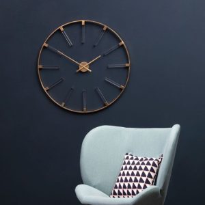 bealie-round-metal-wall-clock-white-gold