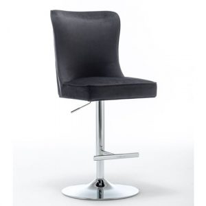 belkon-velvet-upholstered-gas-lift-bar-stool-black