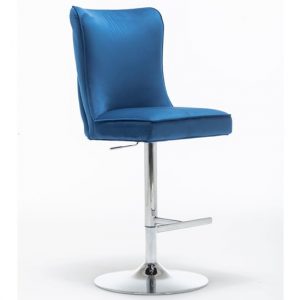 belkon-velvet-upholstered-gas-lift-bar-stool-blue