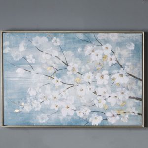 bella-blossom-framed-art-gold-frame-blue-white