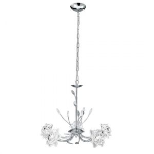 bellis-5-light-clear-glass-ceiling-pendant-light-chrome