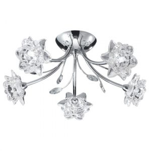bellis-5-light-clear-glass-semi-flush-ceiling-light-chrome