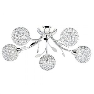 bellis-ii-5-light-clear-glass-flush-ceiling-light-chrome