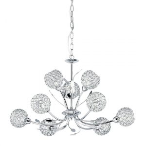 bellis-ii-9-light-clear-glass-ceiling-pendant-light-chrome