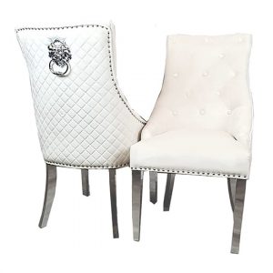 benton-lion-knocker-cream-velvet-dining-chairs-pair