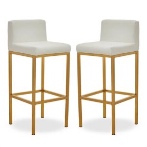 beon-white-faux-leather-bar-chairs-gold-base-pair