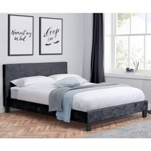berlin-fabric-double-bed-in-black-crushed-velvet