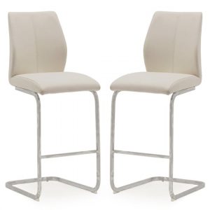 bernie-taupe-leather-bar-chairs-chrome-frame-pair