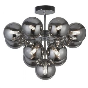 berry-13-lights-smoked-glass-ceiling-pendant-light-chrome