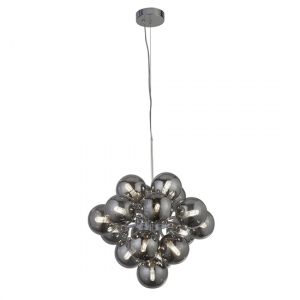 berry-17-lights-smoked-glass-ceiling-pendant-light-chrome