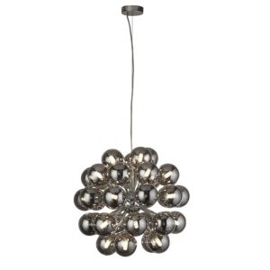 berry-27-lights-smoked-glass-ceiling-pendant-light-chrome