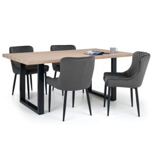 berwick-oak-dining-table-4-luxe-grey-velvet-chairs