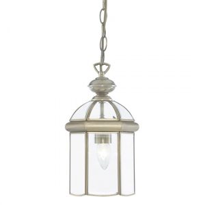 bevelled-1-light-lantern-pendant-light-antique-brass