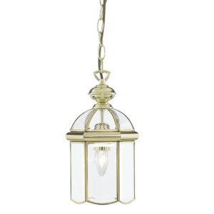 bevelled-1-light-lantern-pendant-light-polished-brass