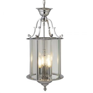 bevelled-3-light-lantern-ceiling-pendant-light-chrome