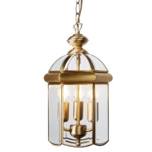 bevelled-3-light-lantern-pendant-light-antique-brass