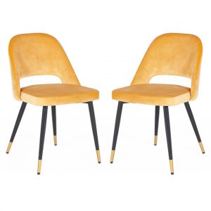 biretta-mustard-velvet-dining-chairs-metal-frame-pair