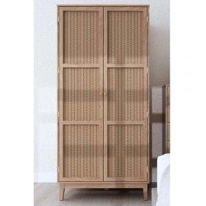 bordeaux-wooden-wardrobe-oak-2-doors