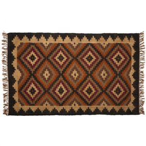 botin-large-fabric-upholstred-aztec-rug-multi-colour