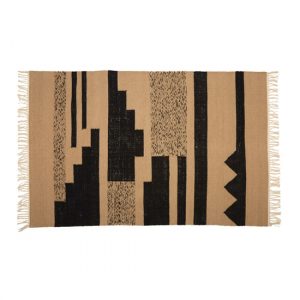 botin-small-fabric-upholstred-trenza-rug-multi-colour