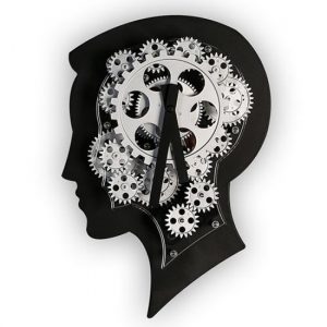brainwork-metal-wall-clock-black-silver-frame
