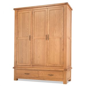 brendan-triple-door-wardrobe-crafted-solid-oak-2-drawers