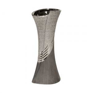 bridgetown-ceramic-medium-decorative-vase-grey-silver