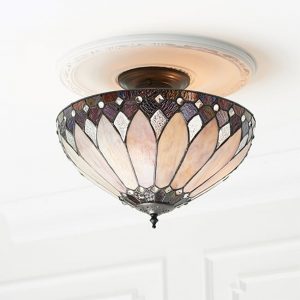 brooklyn-tiffany-glass-semi-flush-ceiling-light-dark-bronze