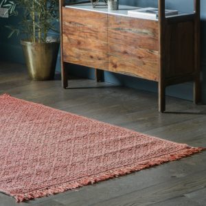 buena-cotton-aztec-pattern-rug-burnt-orange