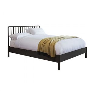 burbank-oak-wood-spindle-double-bed-black