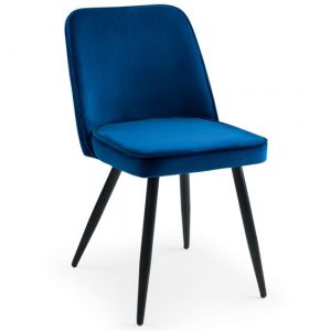 burgess-velvet-dining-chair-blue-black-metal-legs