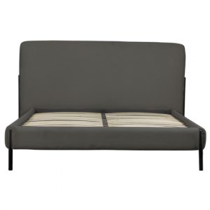burlington-polyester-fabric-double-bed-dark-grey