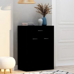 cadao-wooden-shoe-storage-cabinet-2-doors-black