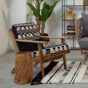 cafenos-laid-back-fabric-bedroom-chair-oak-frame-black