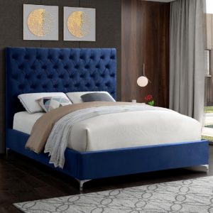 campione-plush-velvet-upholstered-double-bed-blue