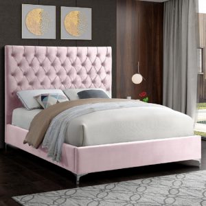 campione-plush-velvet-upholstered-double-bed-pink