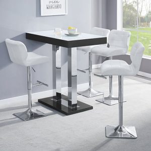 caprice-black-high-gloss-bar-table-4-candid-white-stools