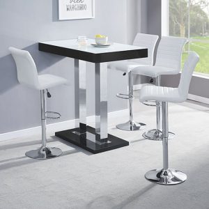 caprice-black-high-gloss-bar-table-4-ripple-white-stools