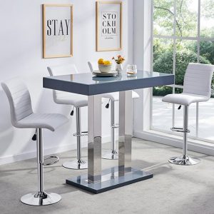 caprice-glass-bar-table-in-grey-gloss-4-white-ripple-stools