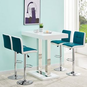 caprice-white-gloss-bar-table-4-copez-teal-white-stools