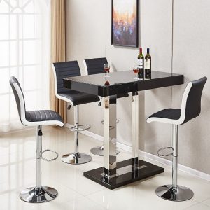 caprice_black_glass_bar_table_ritz_black_stools